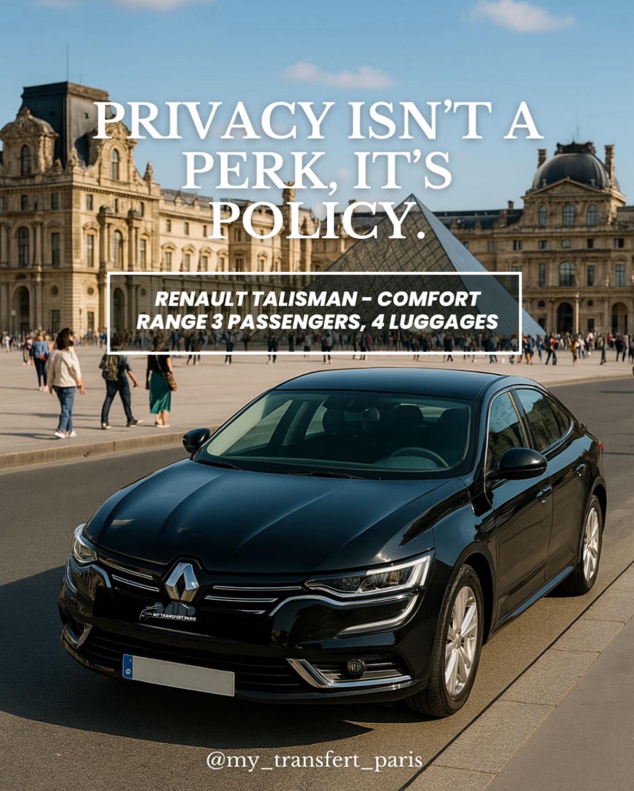 Comfortable private transportation in France